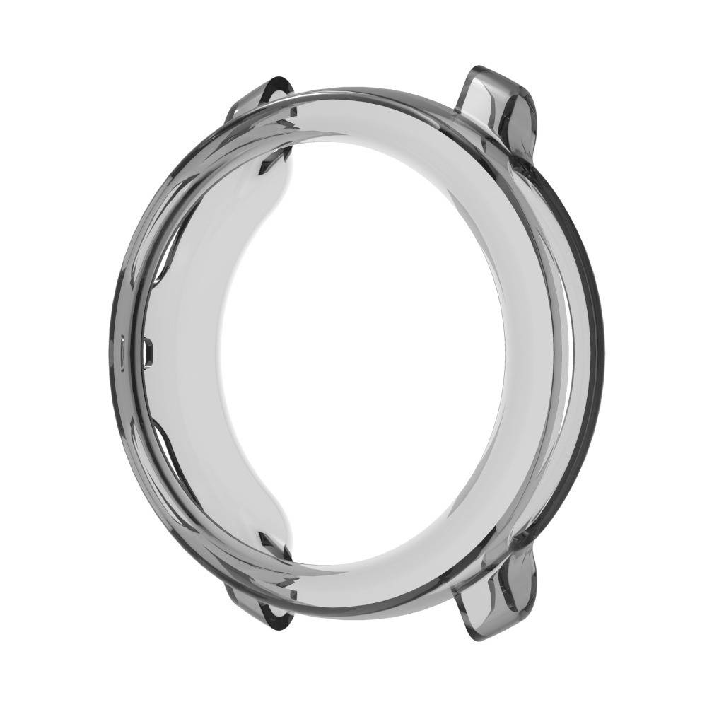 TPU Schutzhülle kompatibel mit Polar Vantage V3 - Transparent Schwarz, Kratzfest, Stoßfest