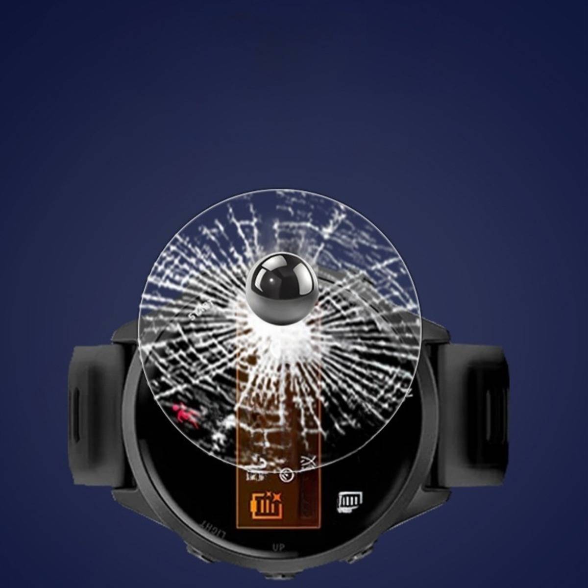 Displayschutzfolie aus Hydrogel, kompatibel mit Garmin Forerunner 970, 2 Stück mit Verpackung