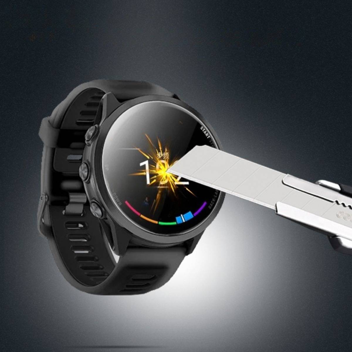 Displayschutzfolie aus Hydrogel, kompatibel mit Garmin Forerunner 970, 2 Stück mit Verpackung