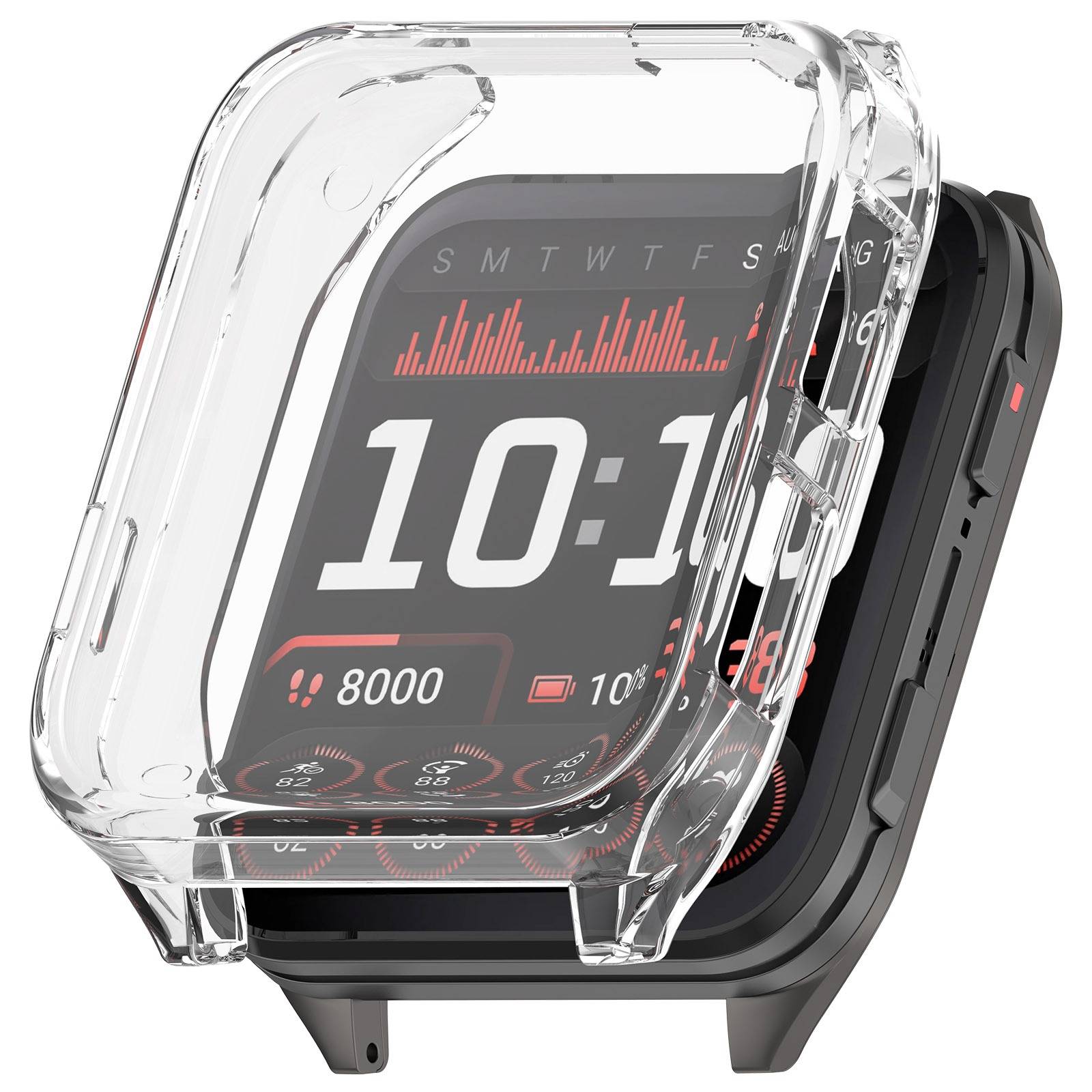 Vollständige TPU-Schutzhülle kompatibel mit Garmin Venu X1 – Optimaler Schutz Transparent