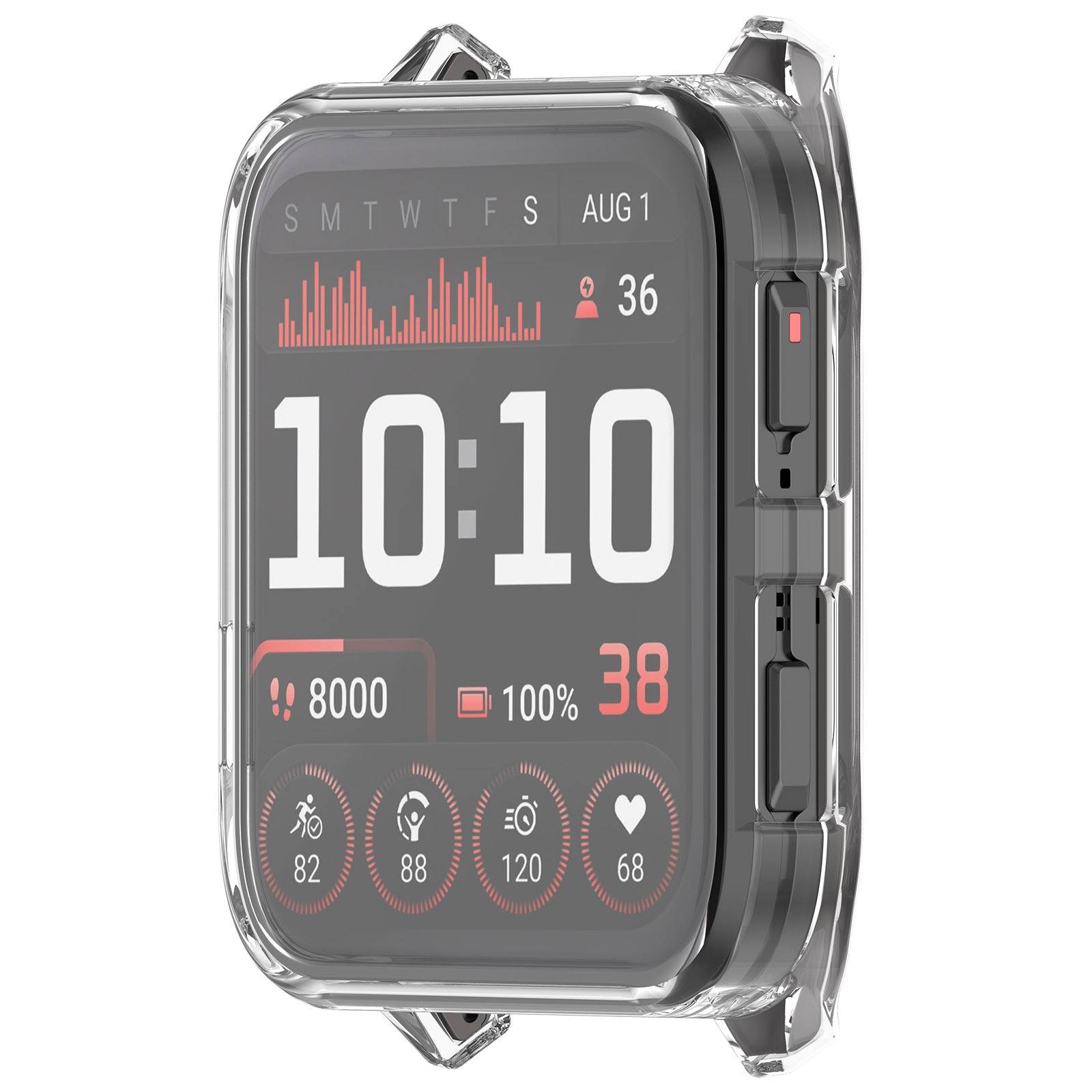 Vollständige TPU-Schutzhülle kompatibel mit Garmin Venu X1 – Optimaler Schutz Transparent