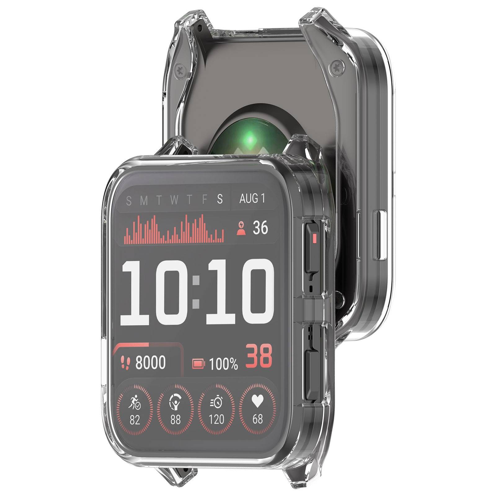 Vollständige TPU-Schutzhülle kompatibel mit Garmin Venu X1 – Optimaler Schutz Transparent