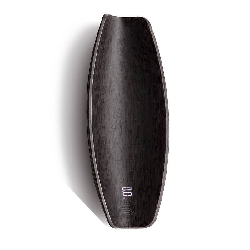 Digitale Tee-Waage in Walnussfarbe 500g/0,1g mit USB-Aufladung Black