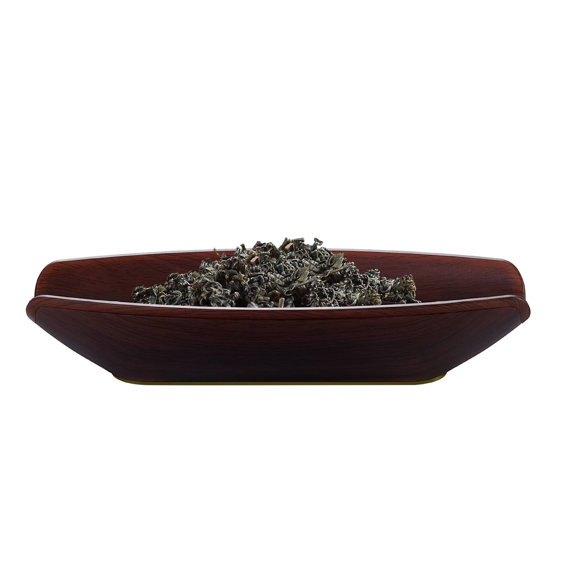Digitale Tee-Waage in Walnussfarbe 500g/0,1g mit USB-Aufladung Black
