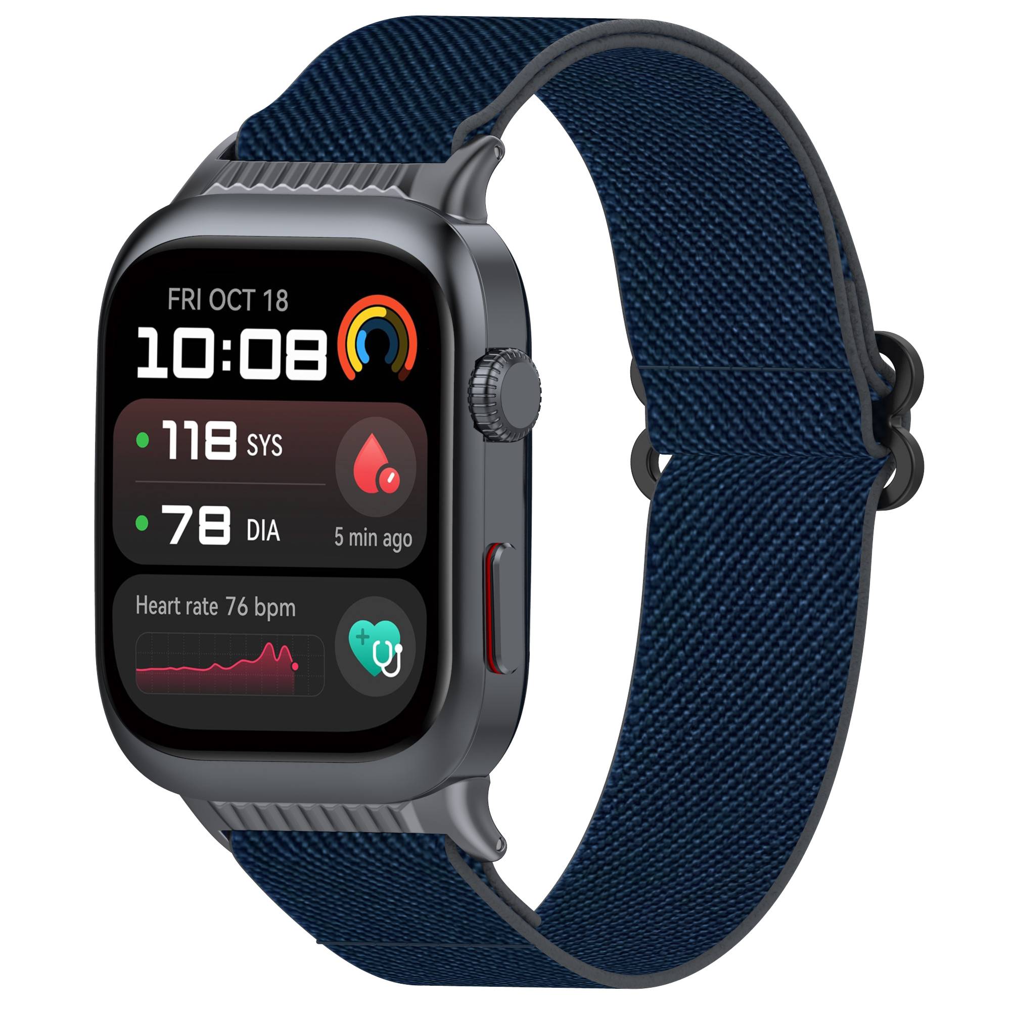 Huawei Watch D2 Nylon Elastisches Band: Verstellbares & Gewebtes Armband Blue