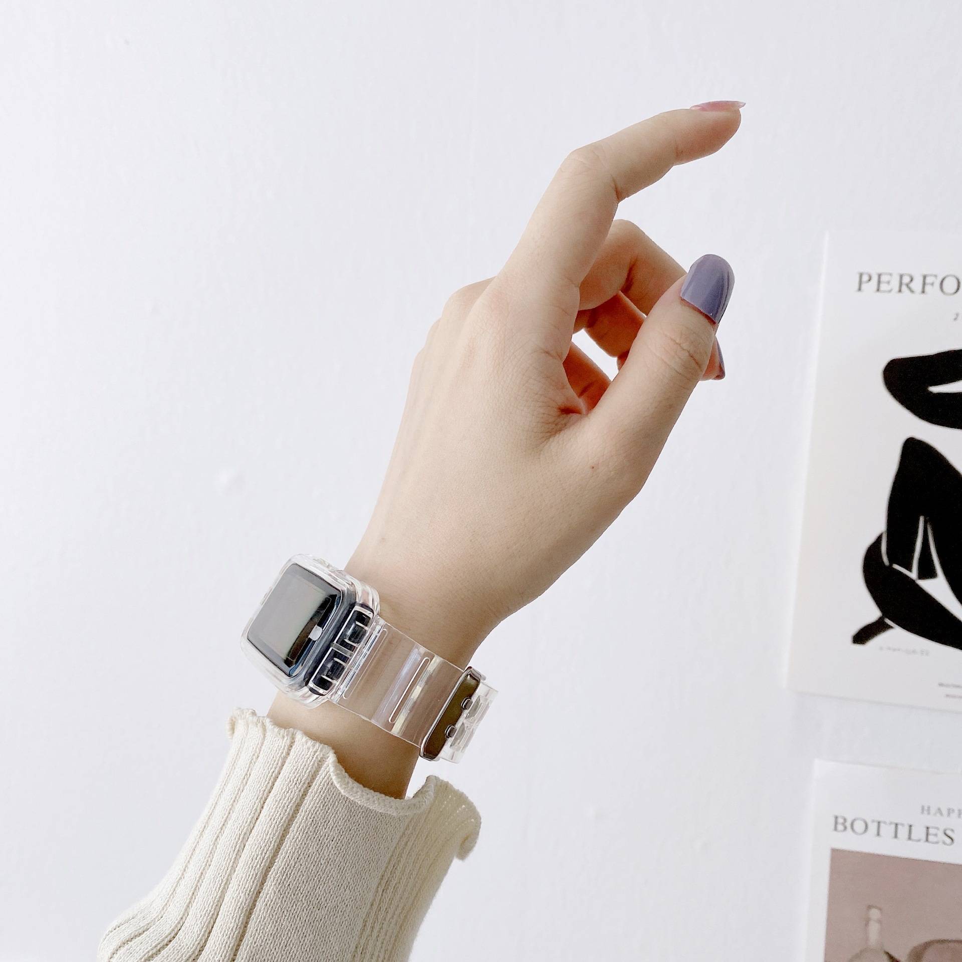 Uhrenarmband für Huawei Band 10/9/8/7/6 Transparent