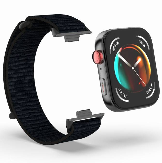 20mm Nylon-Uhrenarmband für Huawei Watch Fit 3 Black