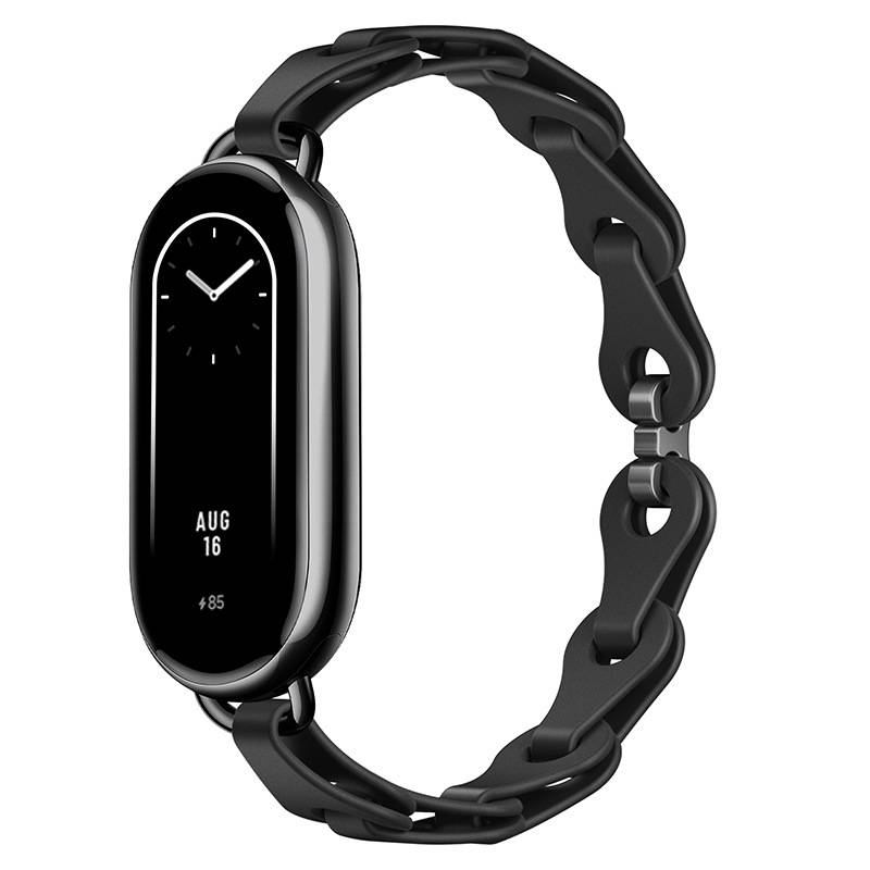 Silikon-Uhrenarmband für Xiaomi Band 8/9 Black
