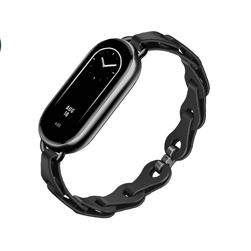 Silikon-Uhrenarmband für Xiaomi Band 8/9 Black