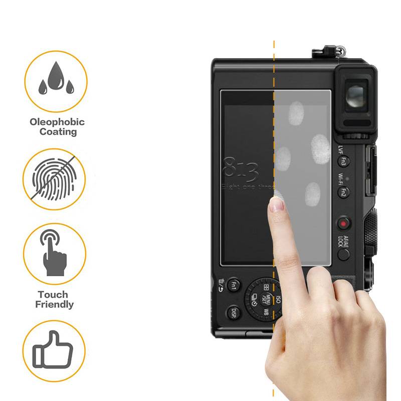 Panasonic LX100 Displayschutz aus gehärtetem Glas