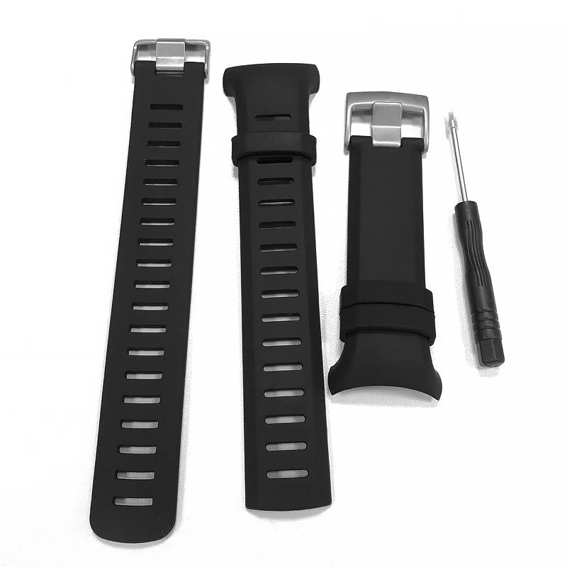 Silikonarmband für Suunto D6 Dive/D6i NOVO/D6i ZULU Black