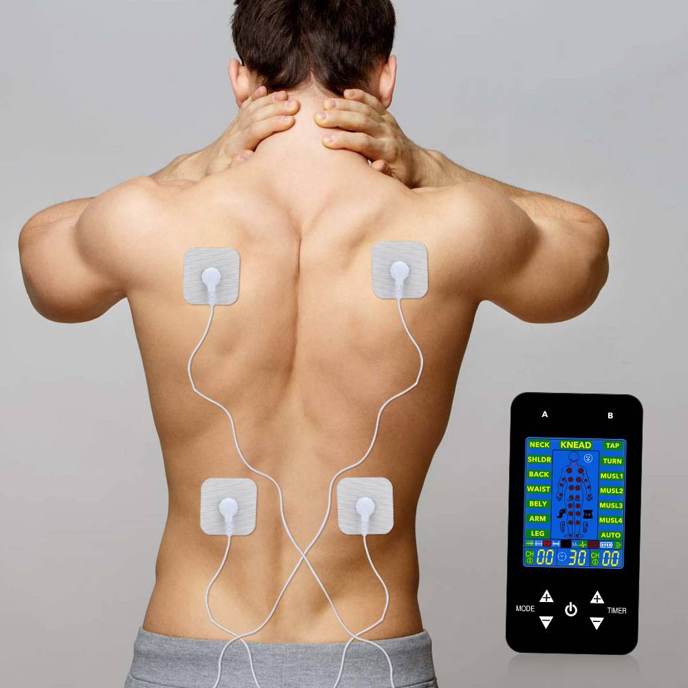 TENS-Gerät / Muskelstimulator mit 15 Massagemodi Black