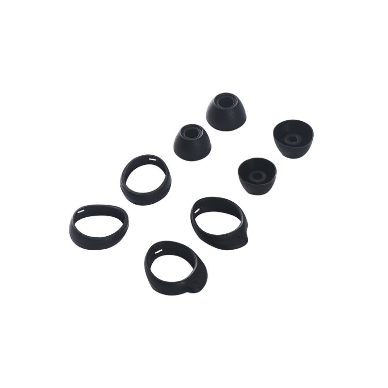4 Paar Silikon-Ohrstöpsel Ohrkappen für Samsung Galaxy Buds SM-R170 Black