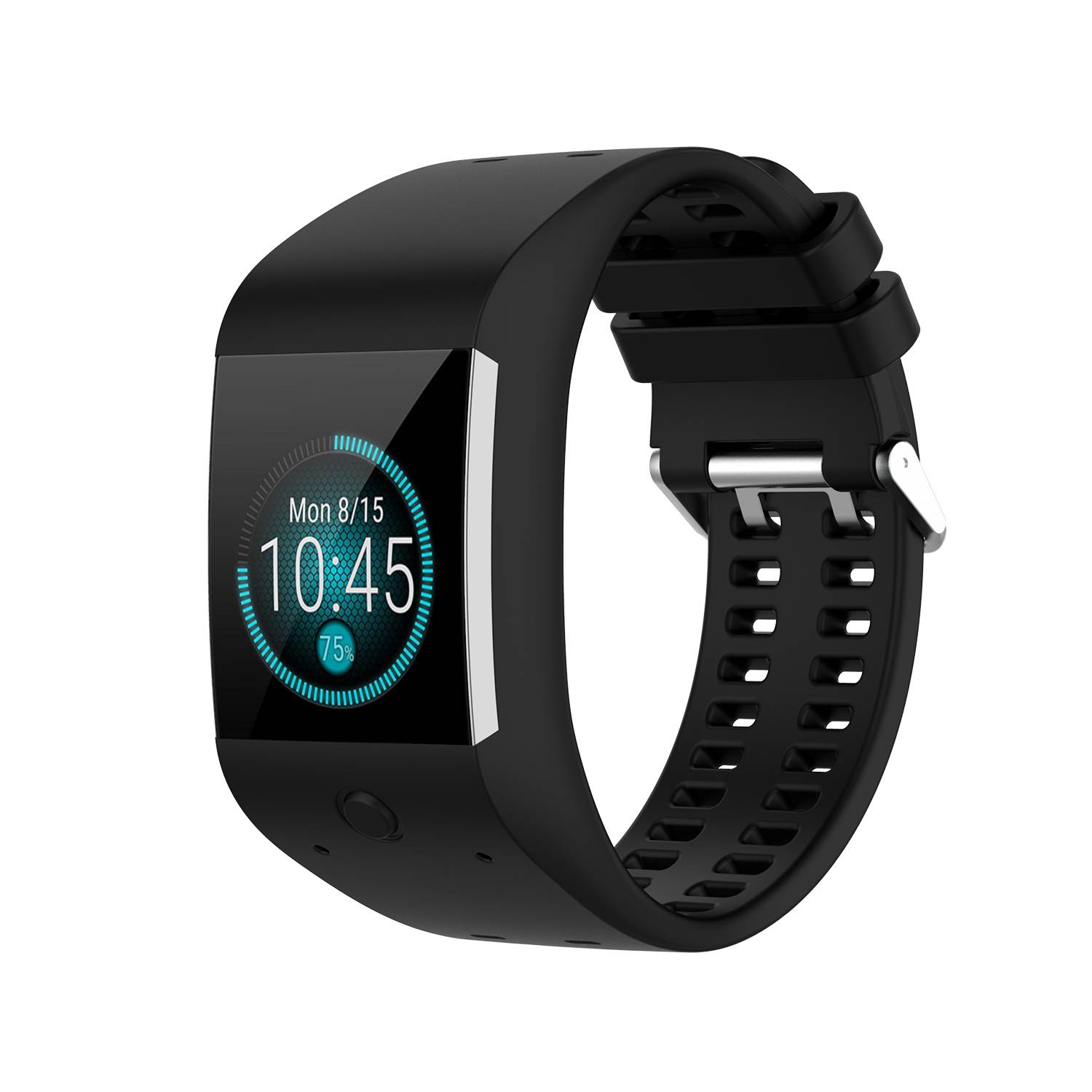 Armband für Polar M600 Schwarz Silikon Laufuhren Sport Band für Männer Frauen