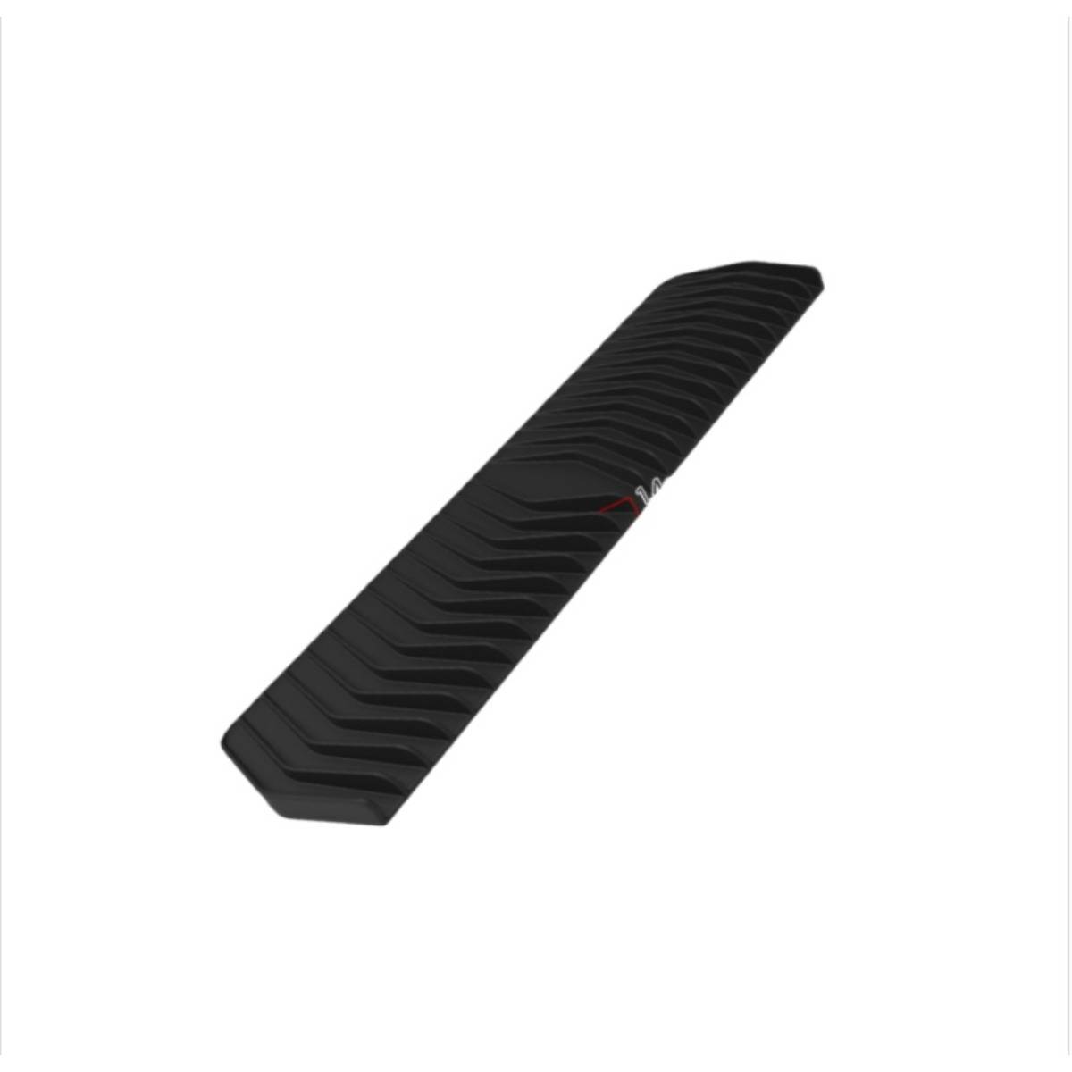 35cm Silikon Abtropfmatte mit Gefälle für Spüle - Automatische Wasserablaufunterlage Black