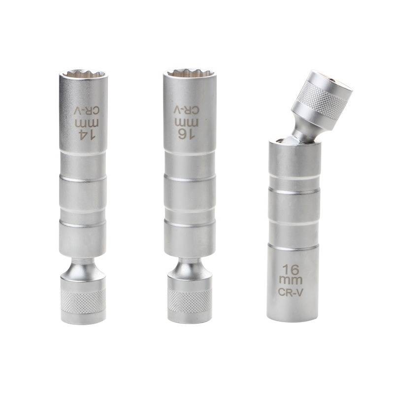 Universalgelenk 12-Punkt Magnetische Dünnwand Zündkerzenstecknuss (14mm & 16mm) 16 mm