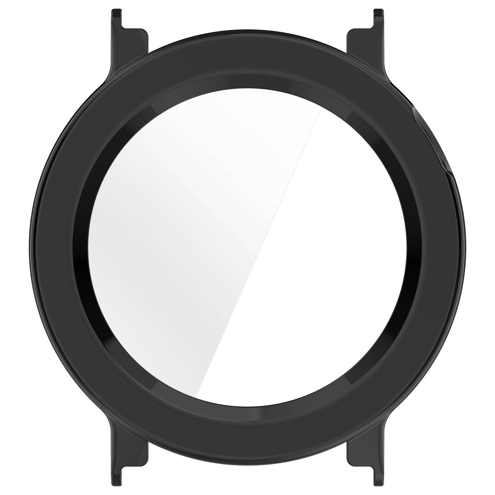 Schutzhülle mit gehärtetem Glas Displayschutzfolie kompatibel mit CMF Watch3 Pro - Schwarz