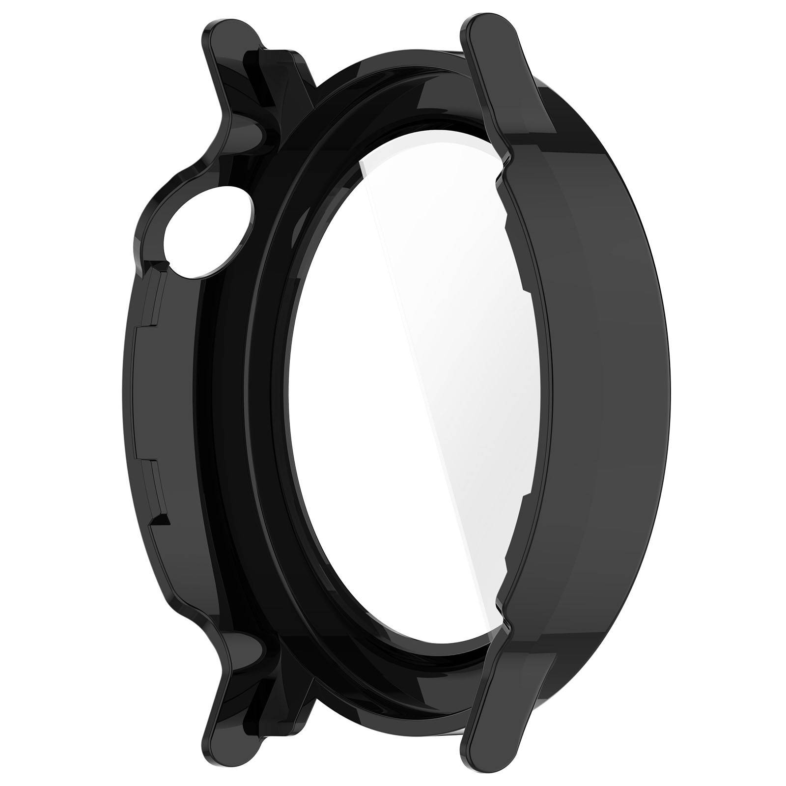 Schutzhülle mit gehärtetem Glas Displayschutzfolie kompatibel mit CMF Watch3 Pro - Schwarz