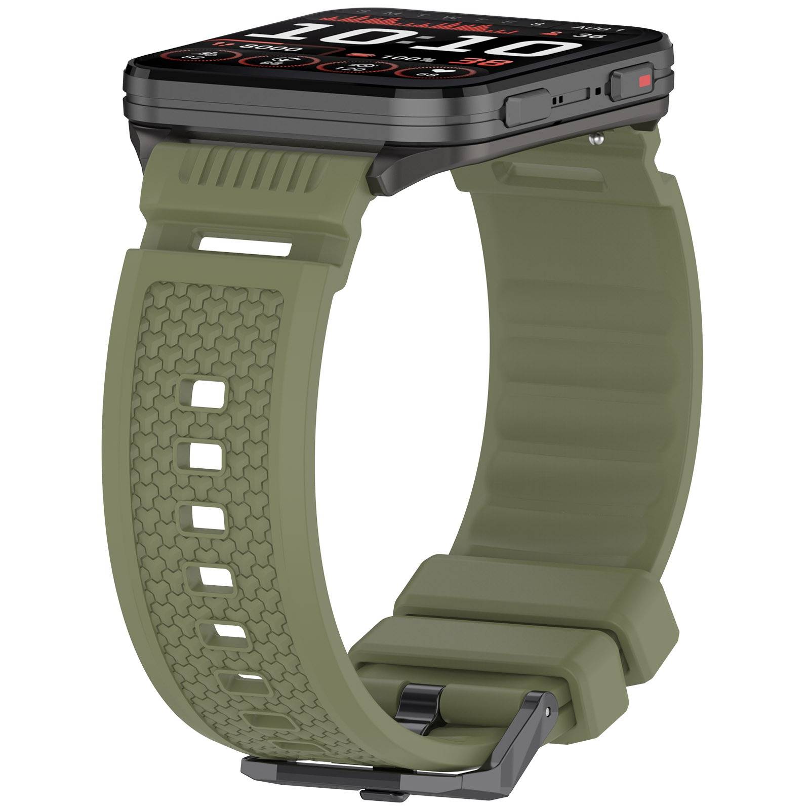 Silikonarmband kompatibel mit Garmin Venu X1 – Sportlich, atmungsaktiv und komfortabel Green