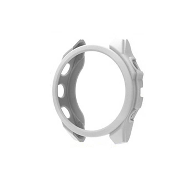 TPU-Hülle in Weißer Lederoptik für Garmin Forerunner 965