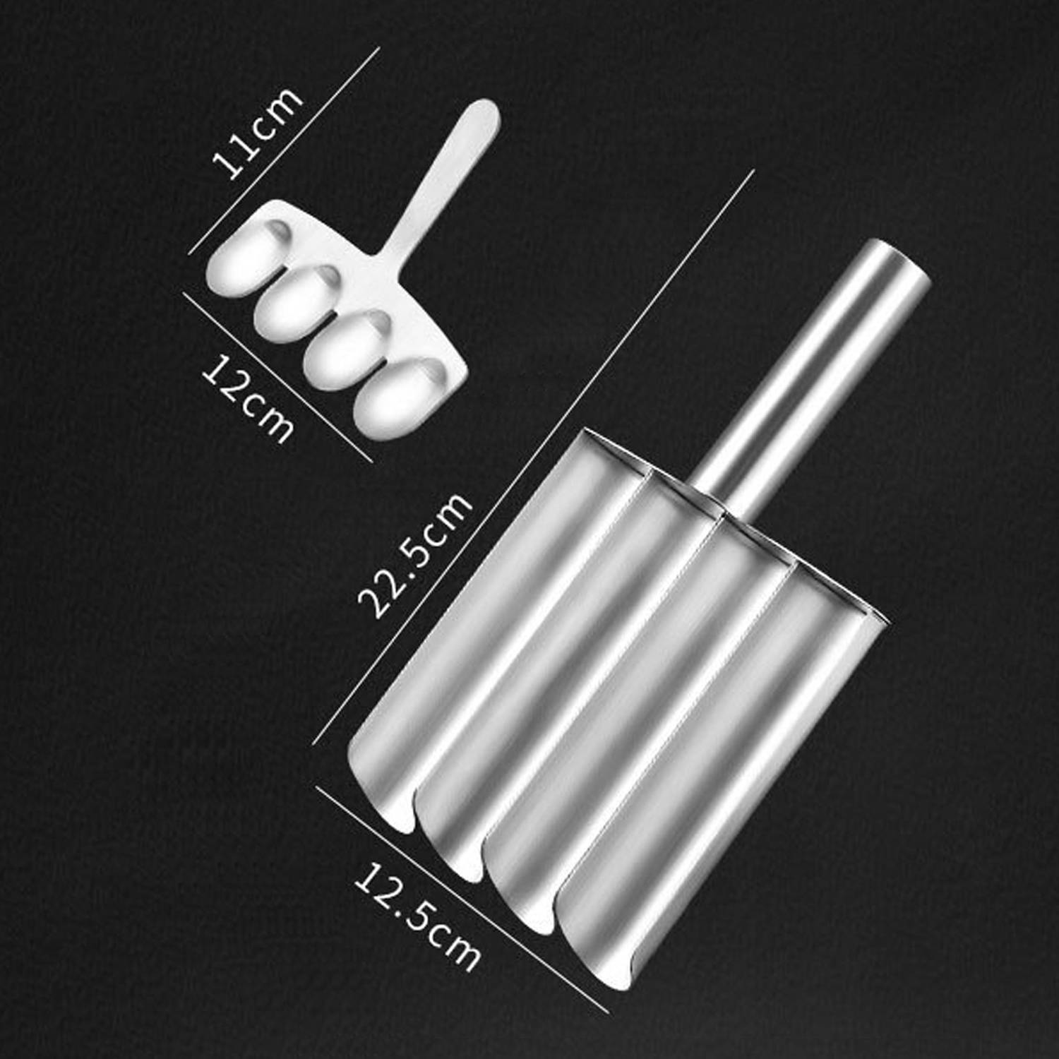 Frikadellen-Maker-Set mit Löffel – Frikadellenform aus Edelstahl für perfekte Frikadellen