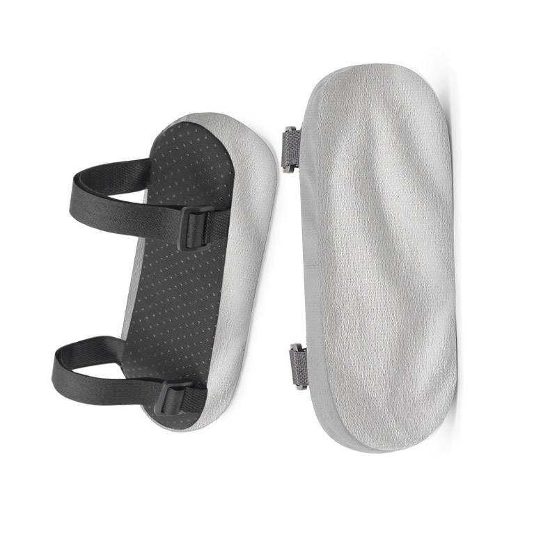 Ergonomische Armlehnenauflage für Stuhl, Memory-Schaum-Ellenbogenstütze Grey