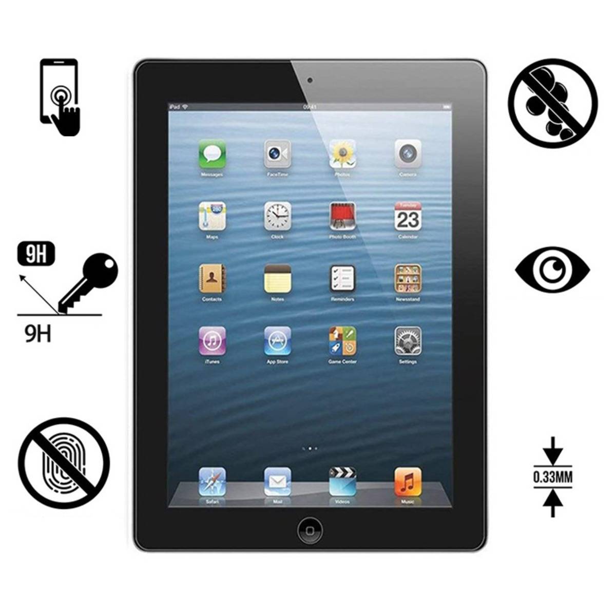 Kristallklarer Displayschutz aus gehärtetem Glas für iPad (2er-Pack) iPad 7/8/9 10,2 Zoll