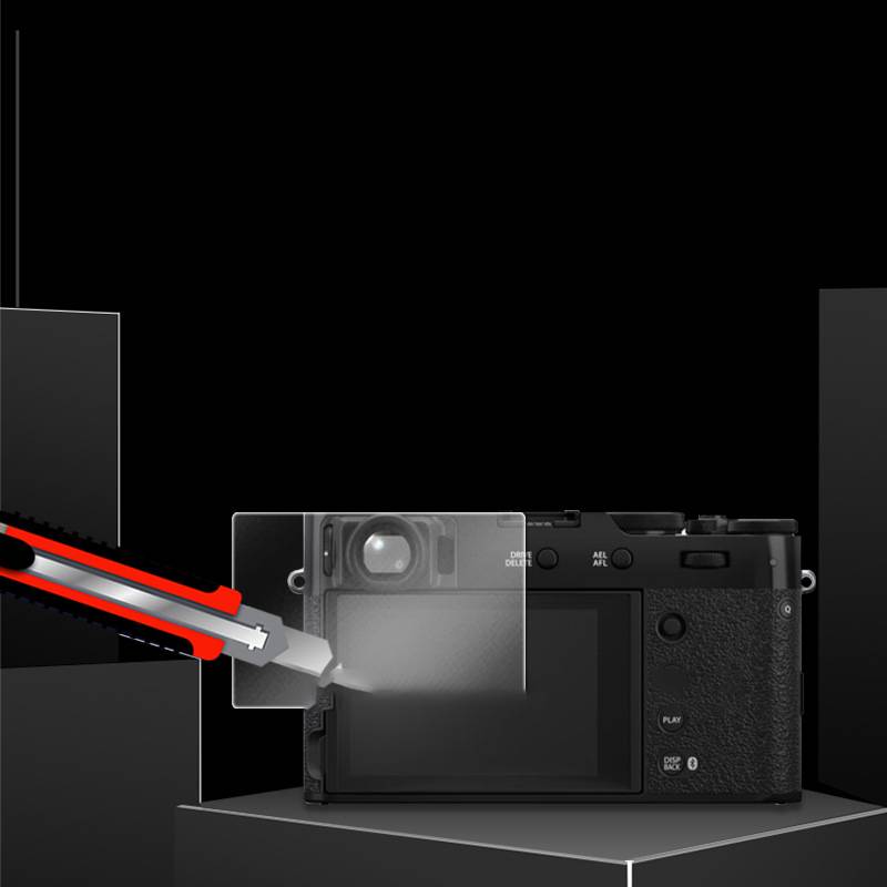 Displayschutz aus gehärtetem Glas für Fujifilm X100 VI