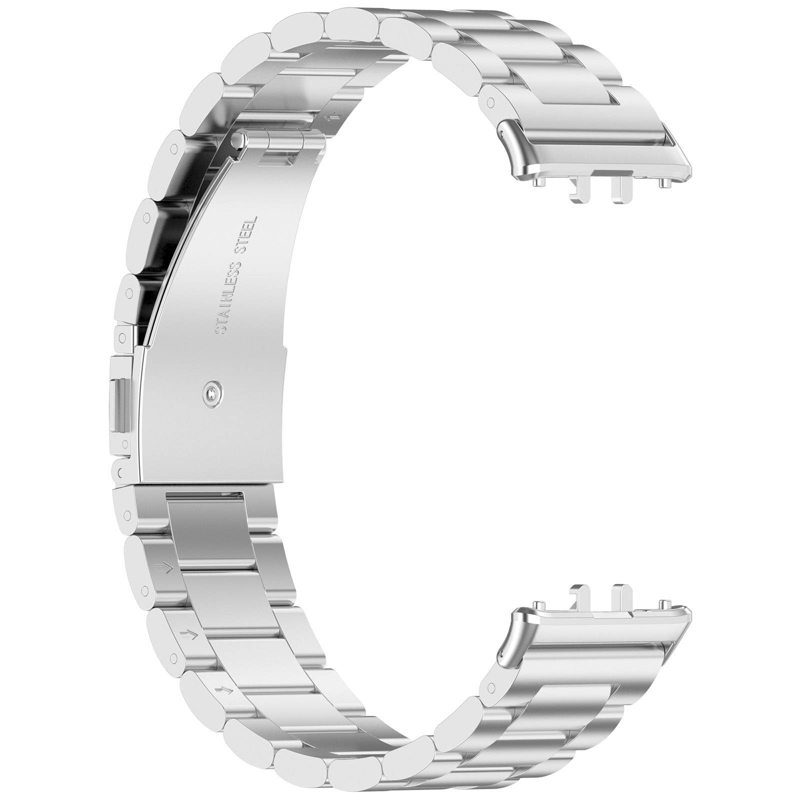 Edelstahl-Uhrenarmband für Samsung Galaxy Fit 3 Silver