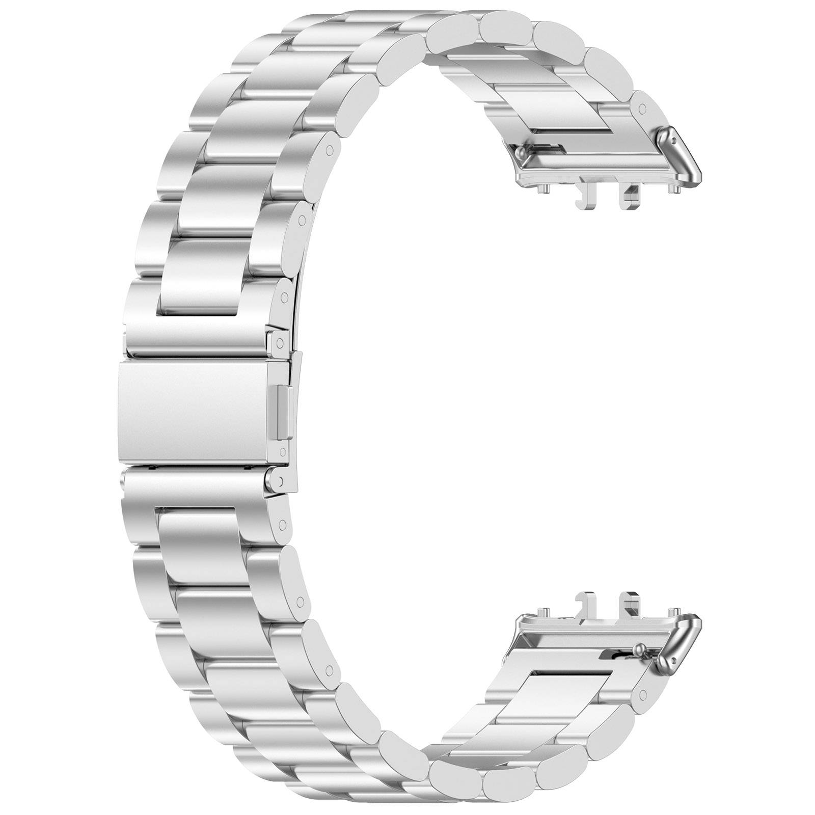 Edelstahl-Uhrenarmband für Samsung Galaxy Fit 3 Silver