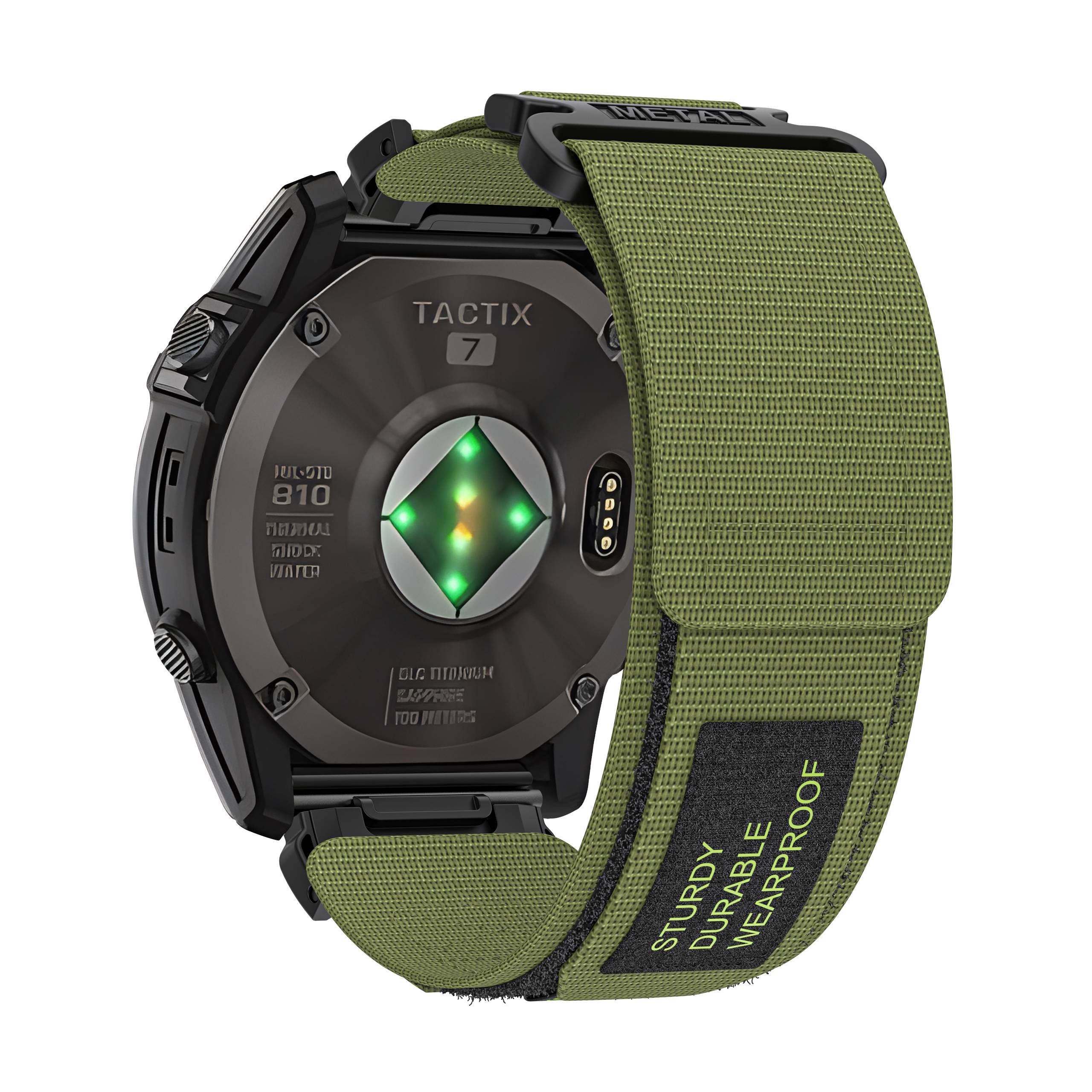 Nylon-Uhrenarmband für Garmin Watch Tree 22 mm
