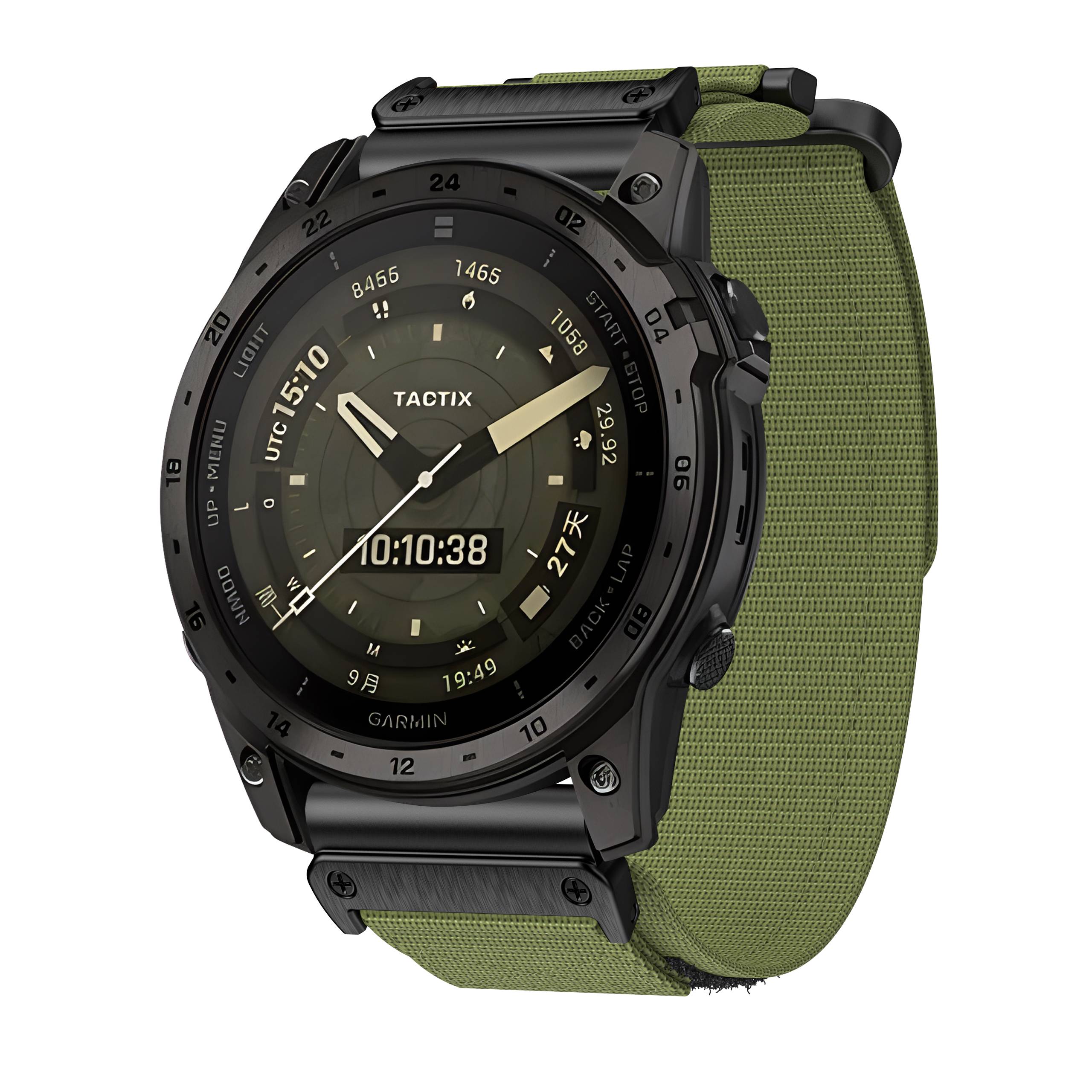 Nylon-Uhrenarmband für Garmin Watch Tree 22 mm