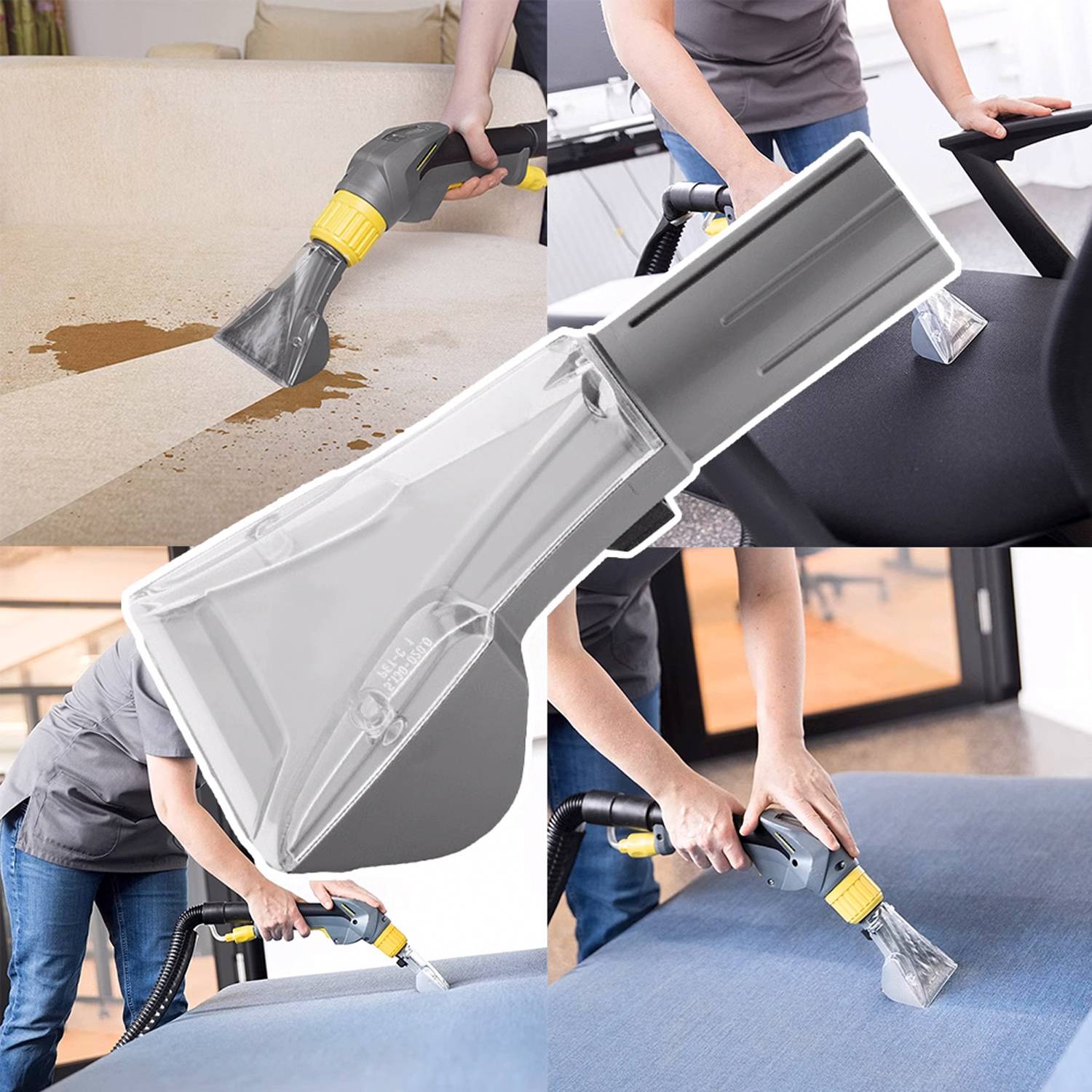 Düsenabdeckung für Kärcher Puzzi 8/10/1 Handdüse für Waschsauger Transparent