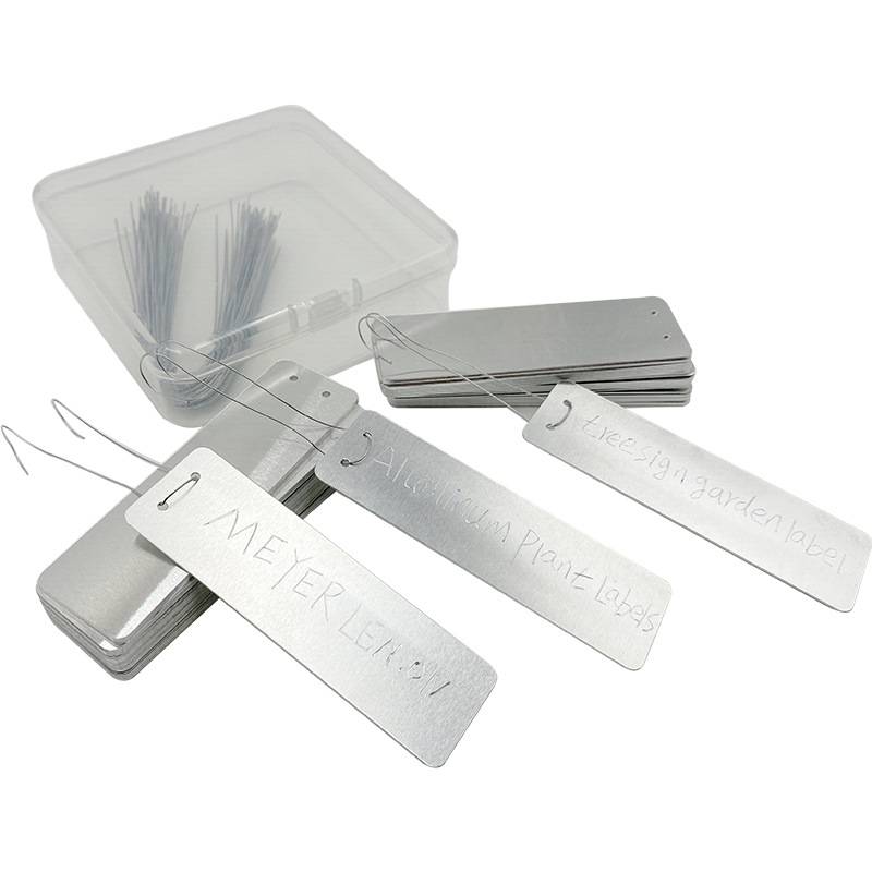Aluminiumetiketten für Pflanzen - 100er-Pack