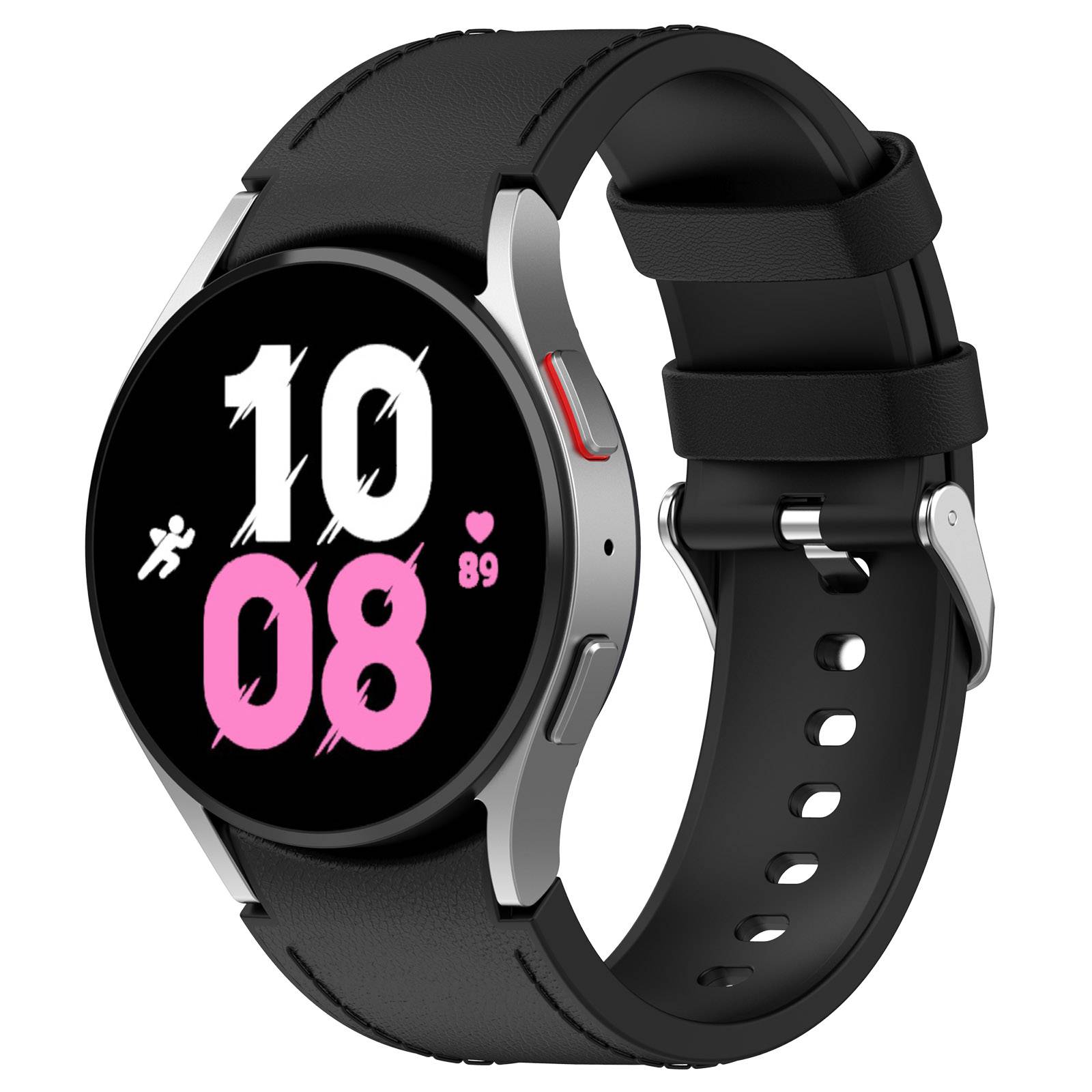 Silikon-Uhrenarmband für Samsung Galaxy Watch Black S