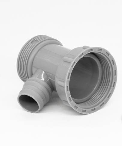 Lösung für den Abfluss von Küchenspülen – 45-mm-T-Verbindungsstück mit einem Schlitz