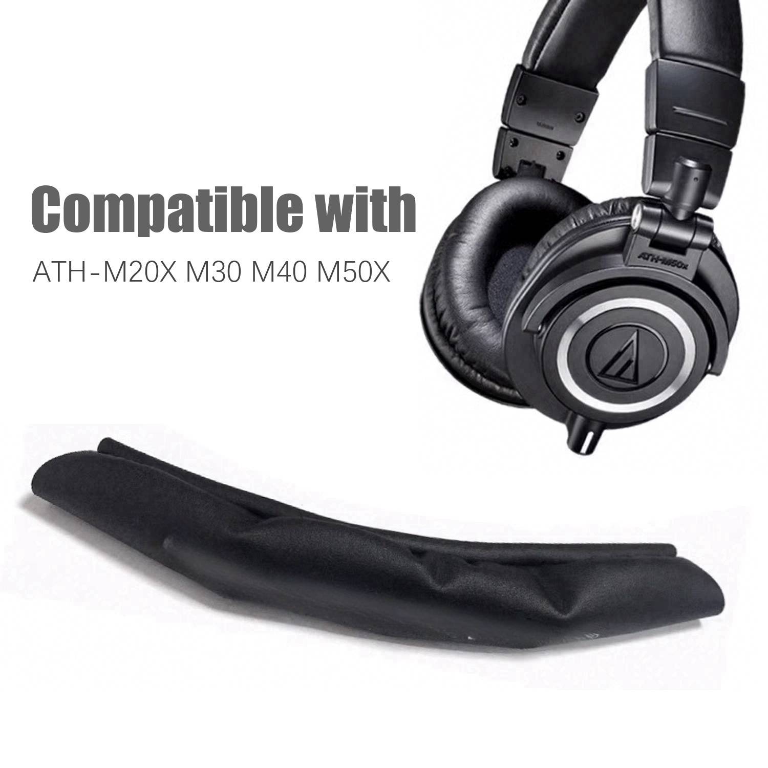 Kopfband für Audio-Technica ATH-M20X M30 M40 M50X Black