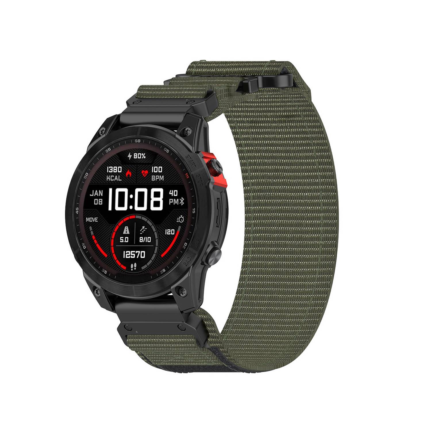 20 mm Uhrenarmband für Garmin Fenix/Instinct/Descent/Epix Grey