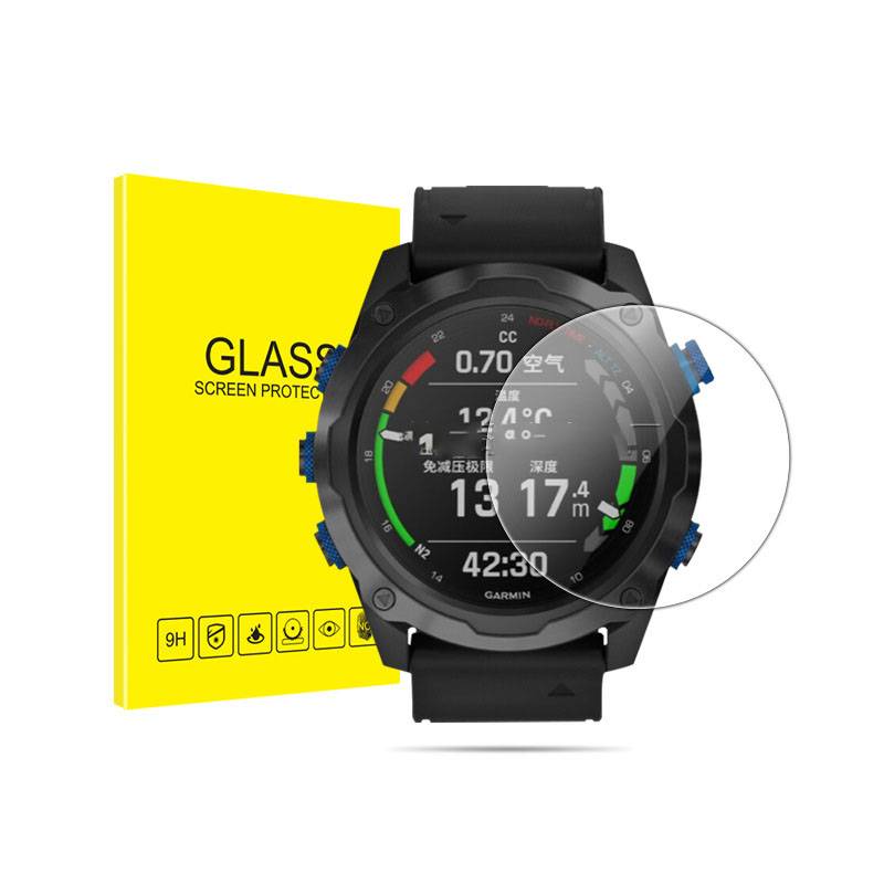 Displayschutz aus gehärtetem Glas (2er-Pack) Garmin Descent MK2i