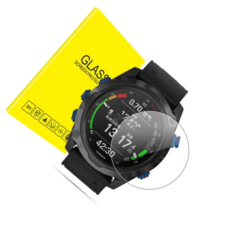 Displayschutz aus gehärtetem Glas (2er-Pack) Garmin Descent MK2i
