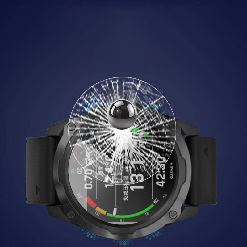 Displayschutz aus gehärtetem Glas (2er-Pack) Garmin Descent MK2i
