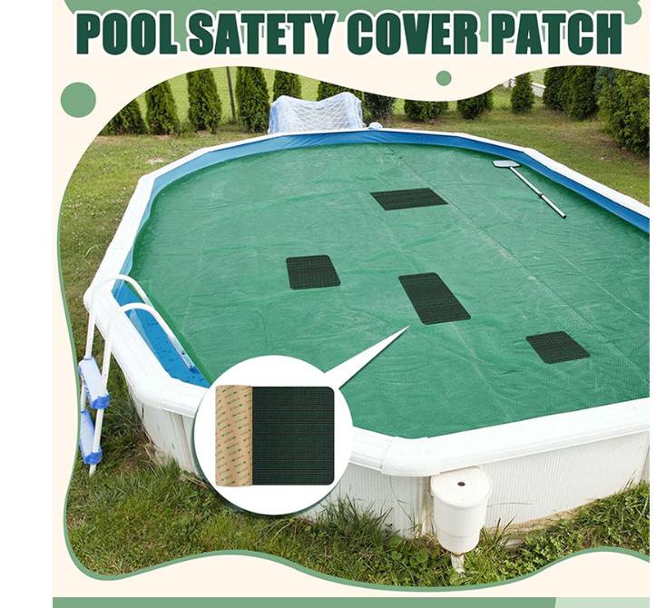 Poolabdeckungsflicken, strapazierfähiger Reparaturflicken für Aufstell- und Einbaupools S