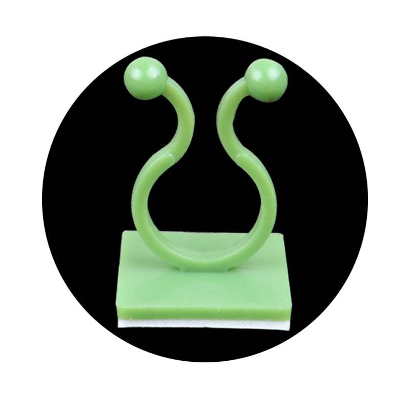 10er-Pack kleine Rankenclips für Pflanzen, selbstklebende Rankenclips für die Wand S