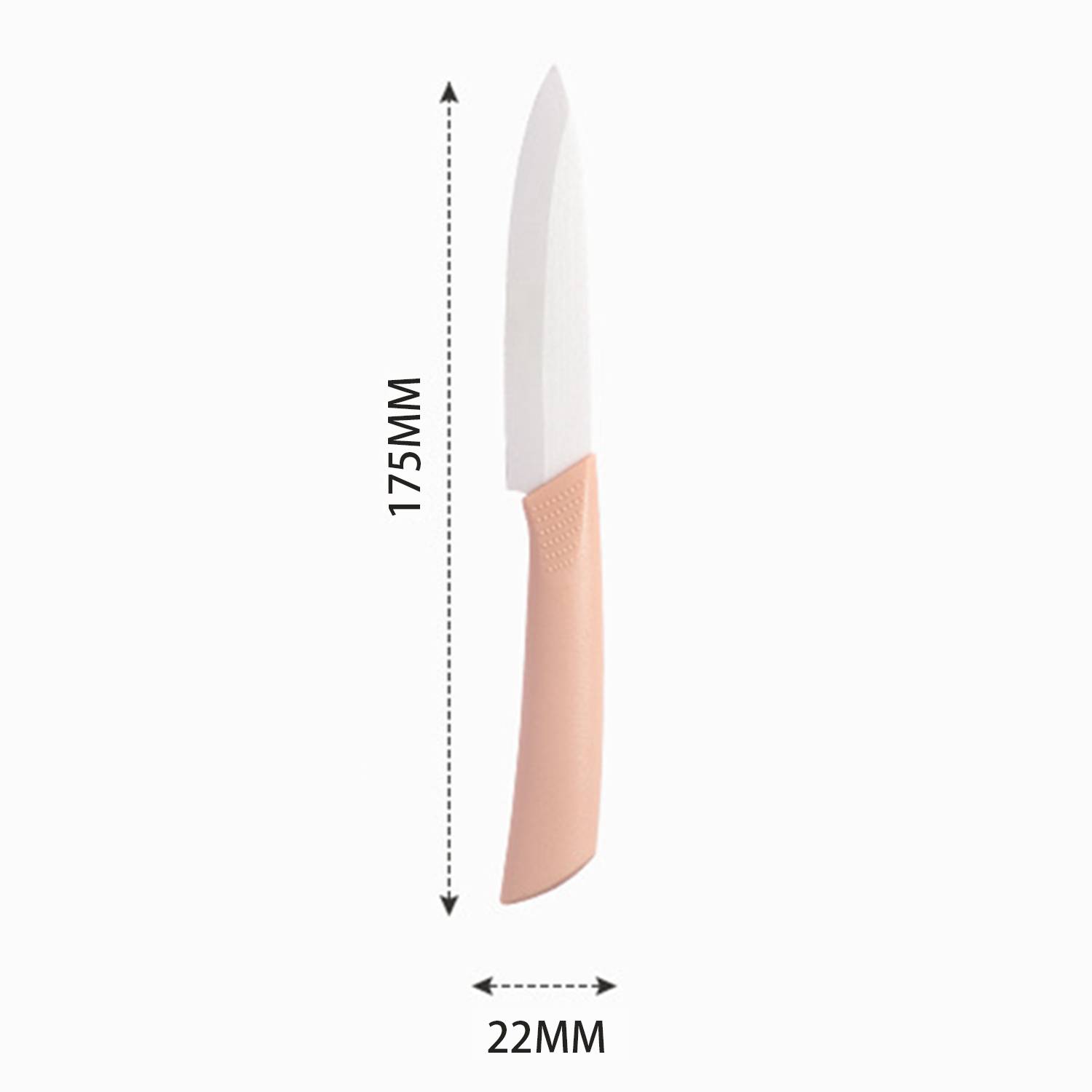 Keramik-Küchenmesser - Rosa, 15 cm S
