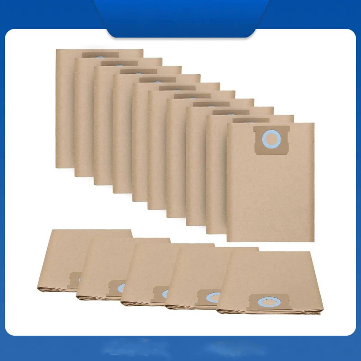 10er-Pack Staubbeutel kompatibel mit DeWalt Staubsaugern – Effiziente Staubaufnahme