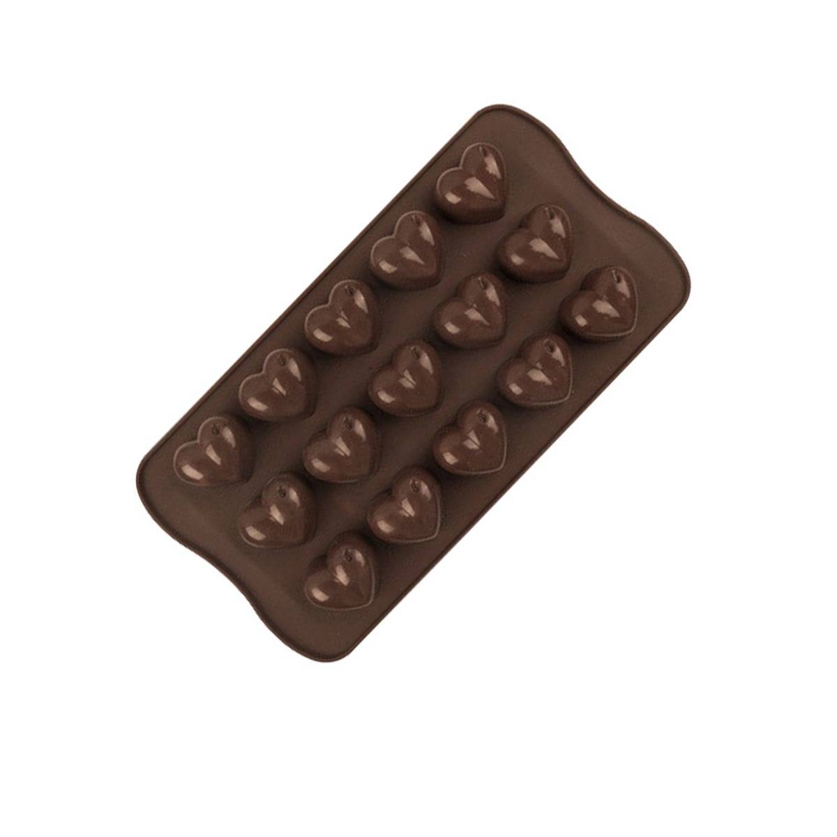2er-Set Silikon Herzförmige Schokoladenbackform - Perfekt für DIY Leckereien