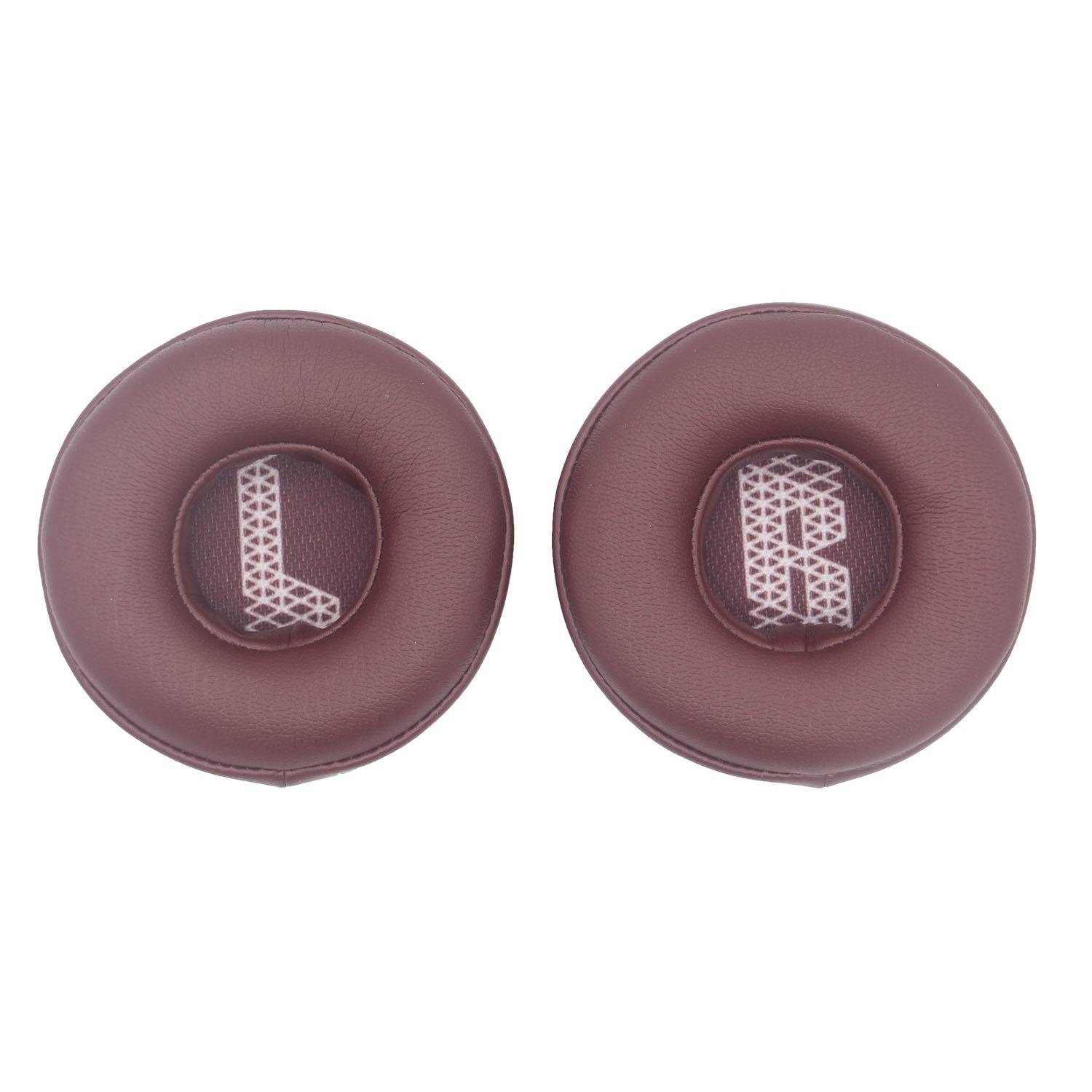 Ersatz-Ohrpolster kompatibel mit JBL LIVE400BT & 460NC Kopfhörern - Proteinleder-Kissen (2er-Pack) Red