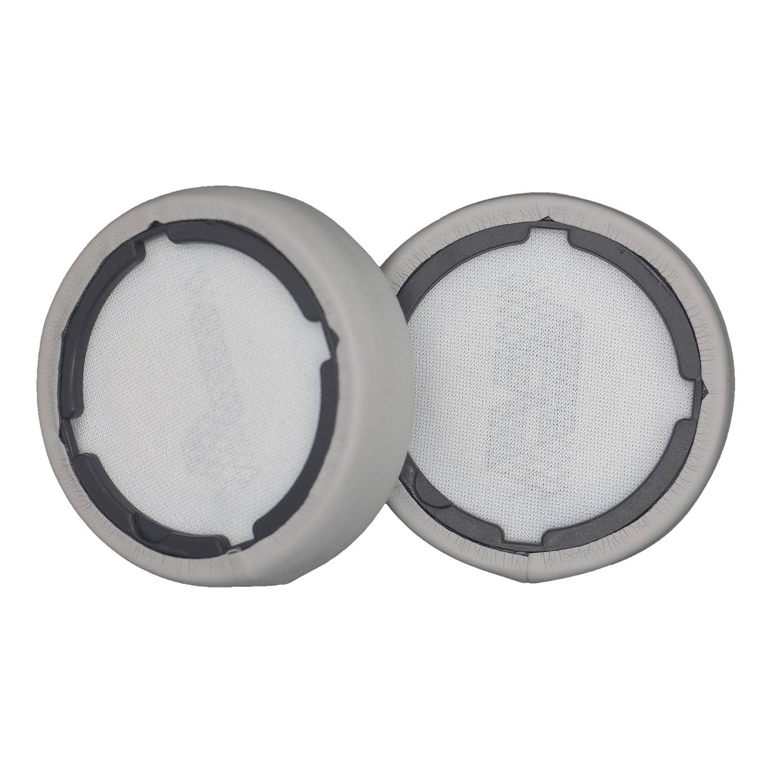 Ersatz-Ohrpolster kompatibel mit JBL LIVE400BT & 460NC Kopfhörern - Proteinleder-Kissen (2er-Pack) Grey