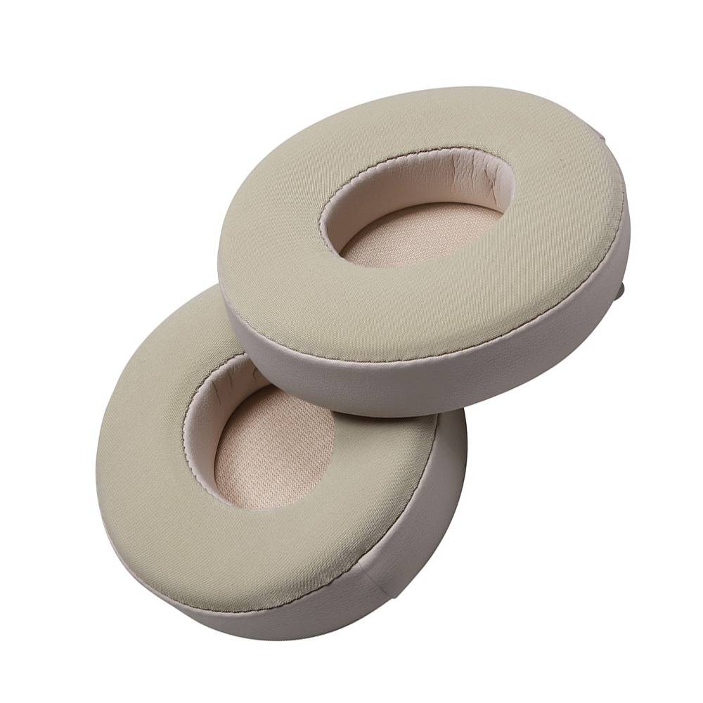 2 Stück Kühlgel-Ohrpolster kompatibel mit Beats Solo 2/3, Ersatz-Ohrkissen Beige