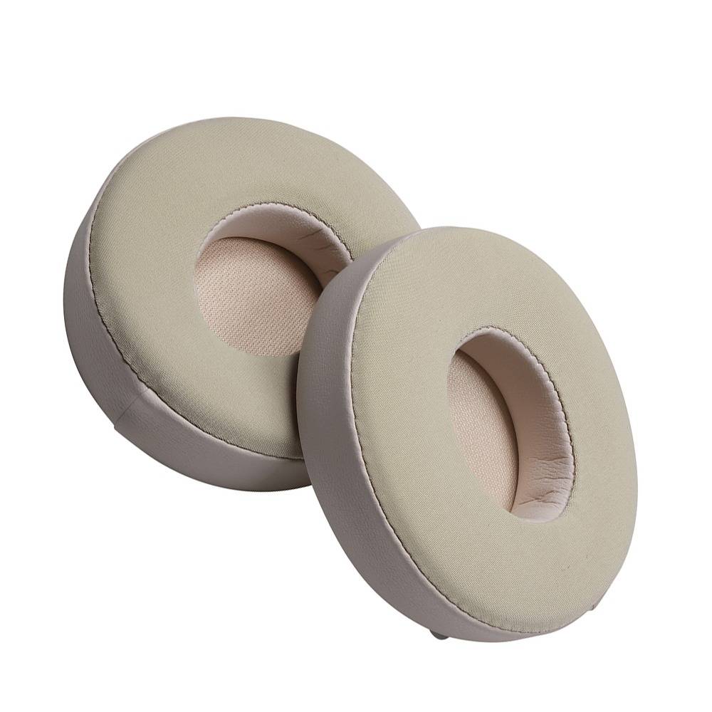2 Stück Kühlgel-Ohrpolster kompatibel mit Beats Solo 2/3, Ersatz-Ohrkissen Beige